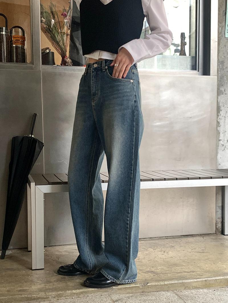 [10th] Wide Denim - Vintage blue