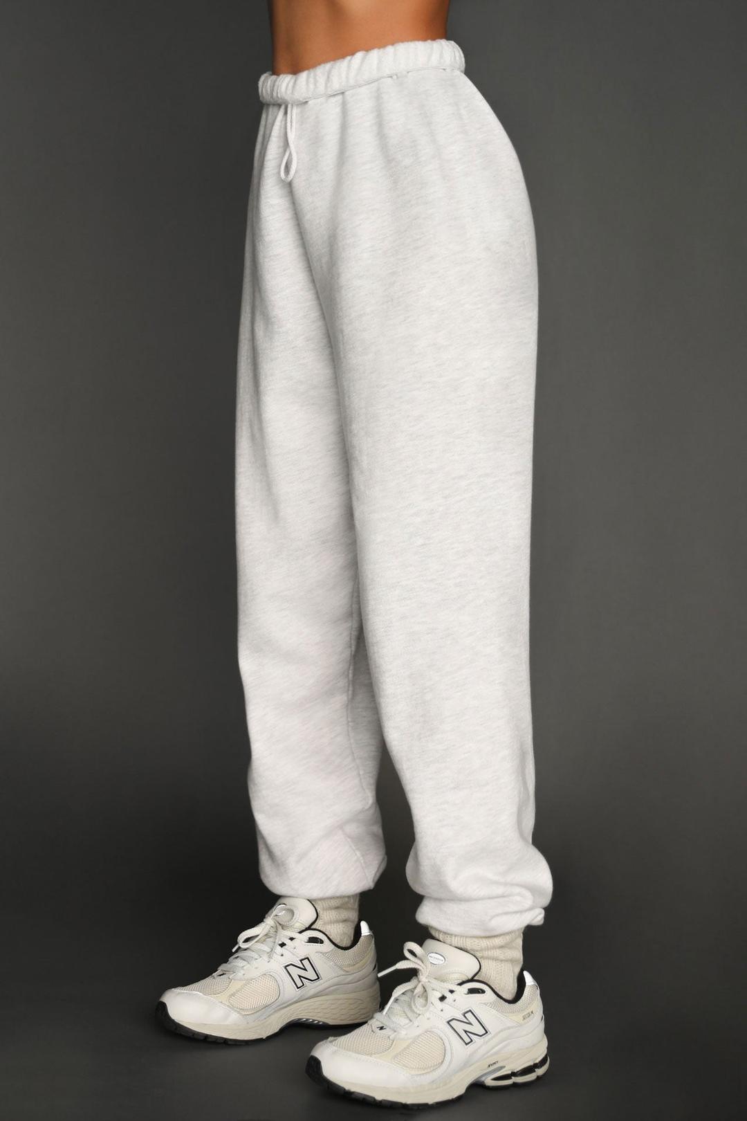 Oversized Jogger - Pearl Grey French Terry / X/S