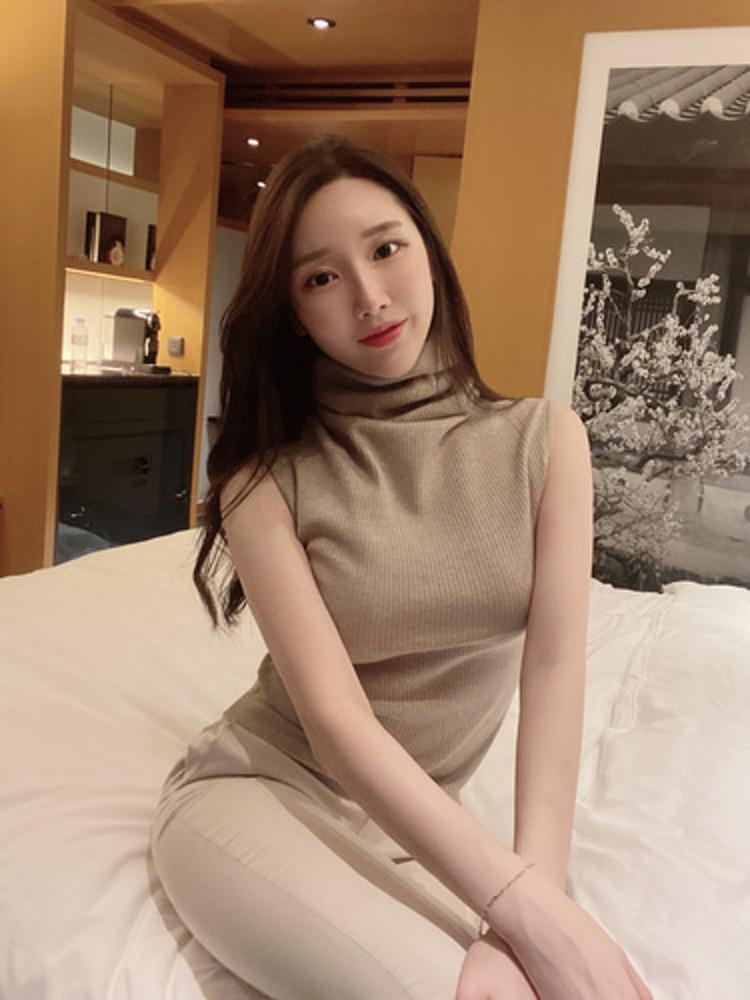 메리 터틀넥 나시 폴라 니트 (3color)