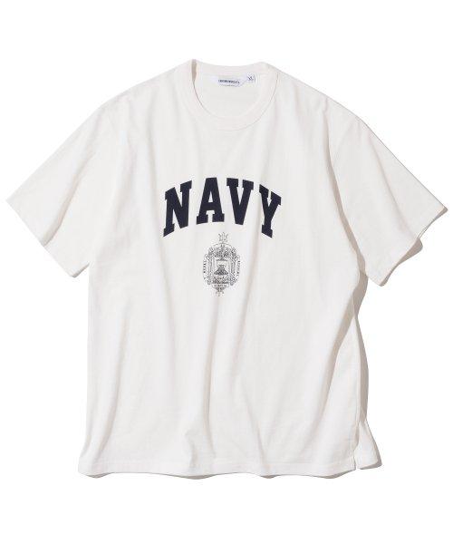 us navy s/s tee off white