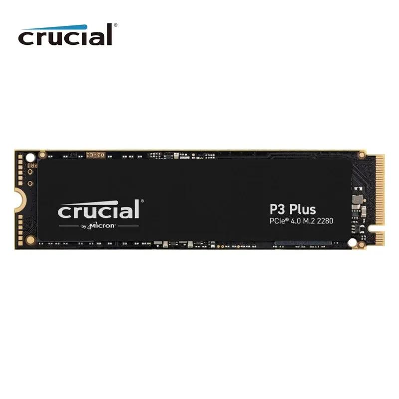 Crucial P3 Plus PCIe Gen4 3D NAND NVMe M.2 SSD, 최대 5000 MB/s, 2TB, 1TB, 500GB