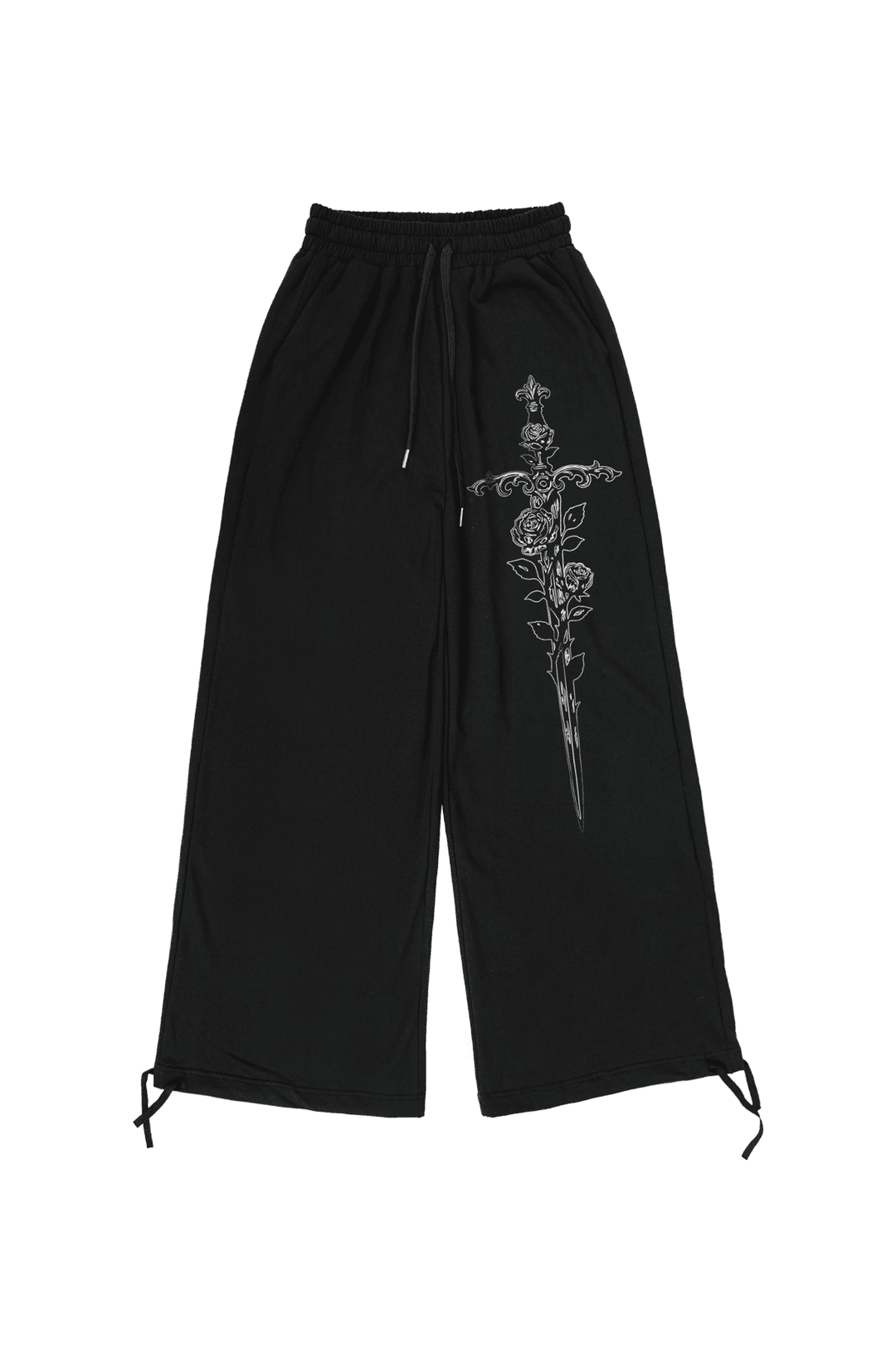 [6차 재입고] CORSET SWORD SWEATPANTS #BLACK (리뉴얼 ver.) - 달링유어배드