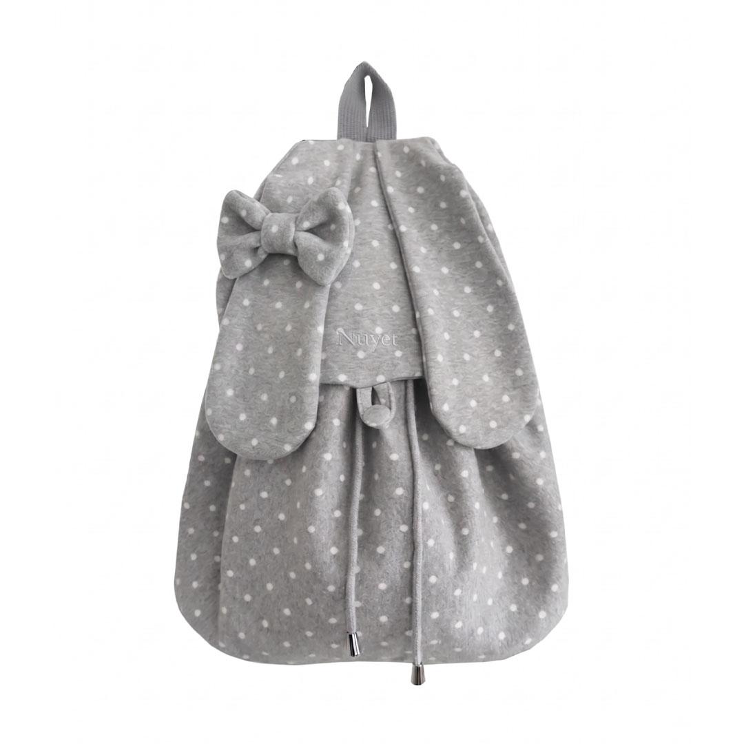Pudgy bunny backpack _ light grey