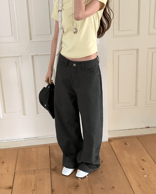 히어썸웨어 와인드 커브 팬츠 (3colors)