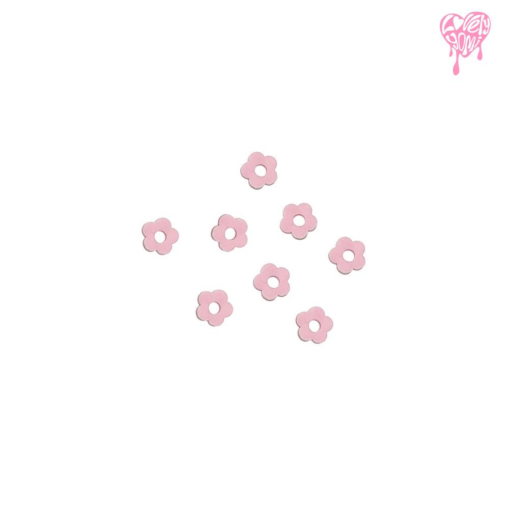 작은 도넛 플라워 네일파츠 핑크(8개입)
