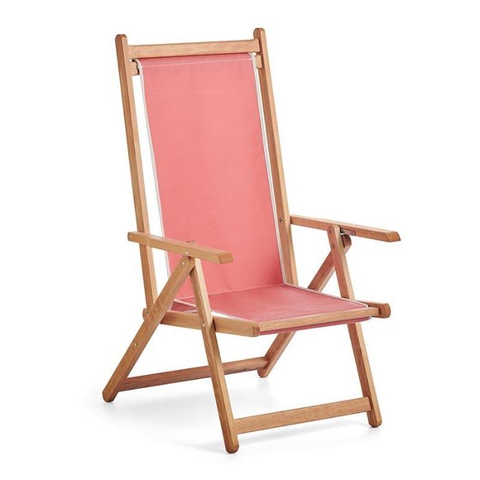 바질뱅스 Basil Bangs Monte Deck Chair - Coral