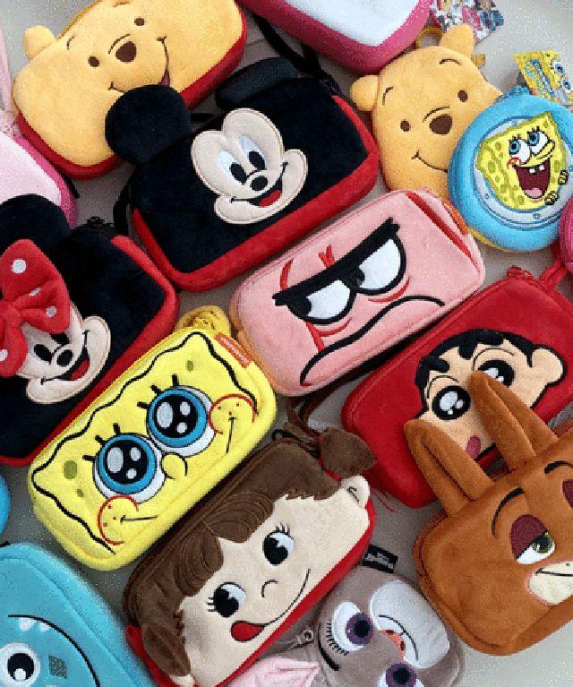 [정품]디즈니 투지퍼 화장품 파우치 필통 동전지갑