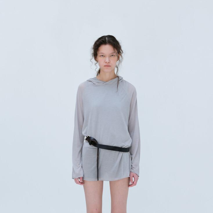 SUMMER MILD OVER HOODIE (L GREY)