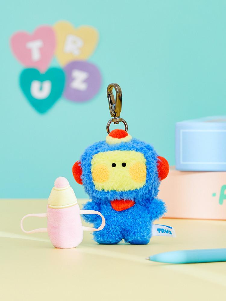 라인프렌즈 TRUZ HIKUN 미니니 메시지 백참 인형