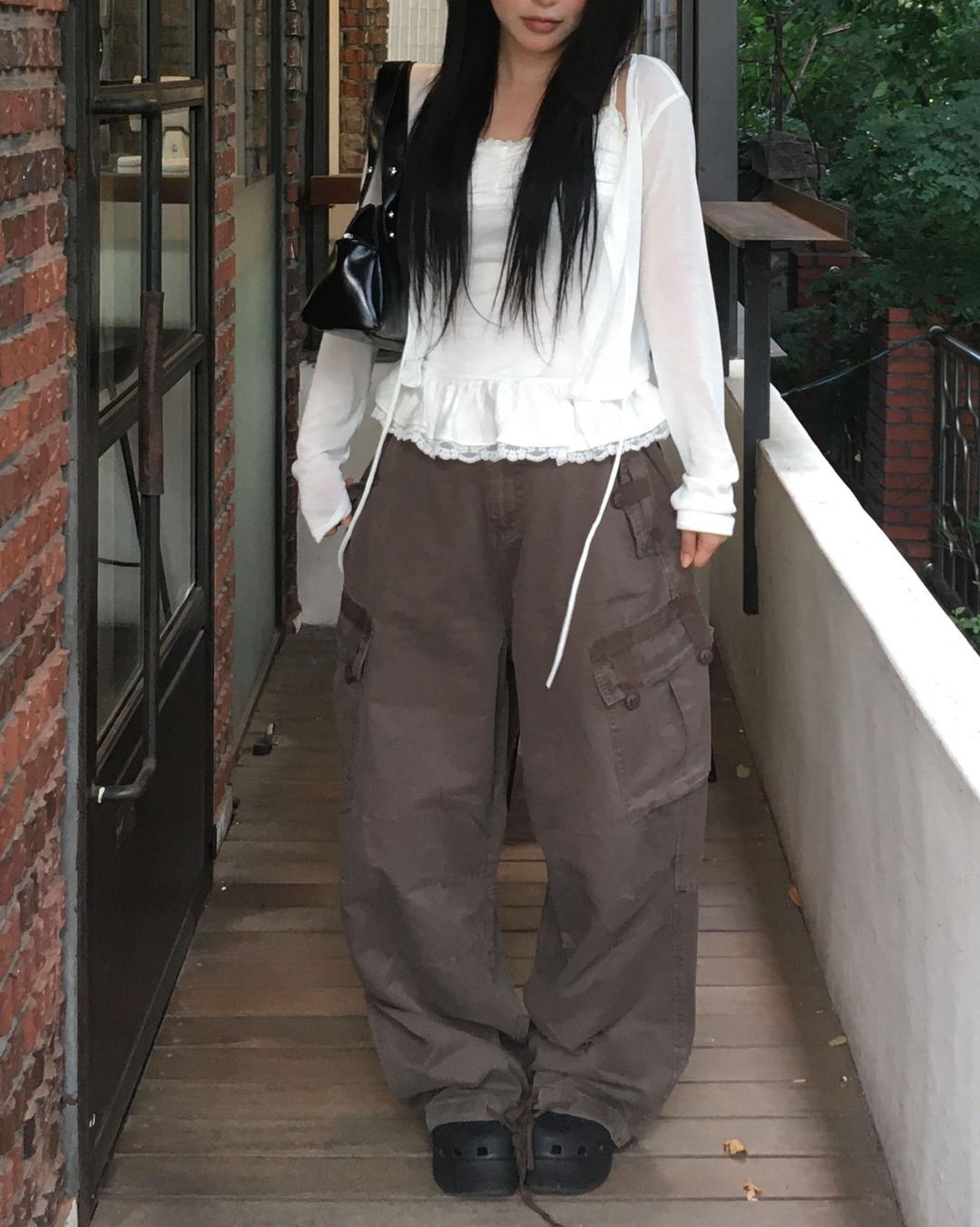 하몽 다잉 카고팬츠