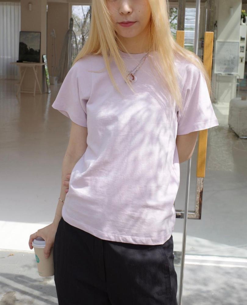 (핑크 당일) NARROW T-SHIRT 네로우 티셔츠