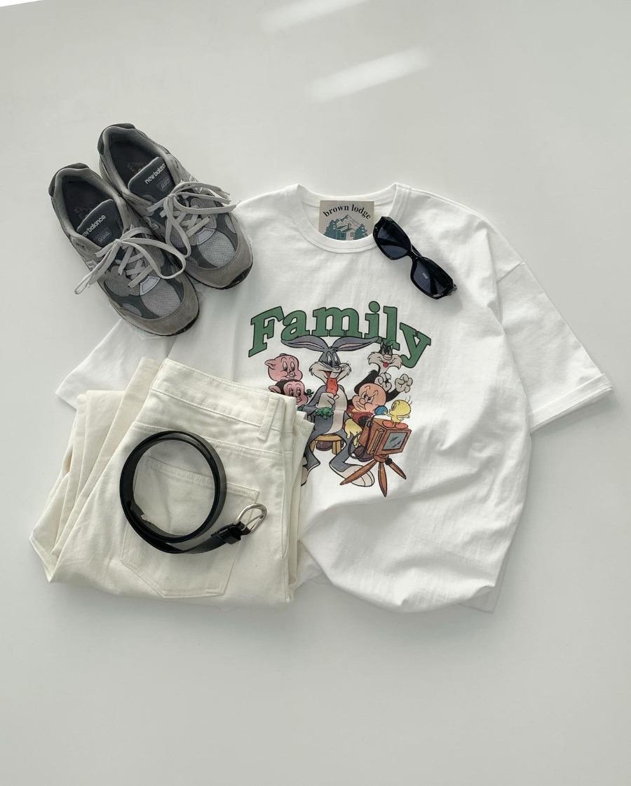 | NEW | CARTOON half T-shirts