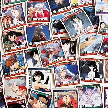 이누야샤 :: 애니메이션 조각스티커 랜덤 1P