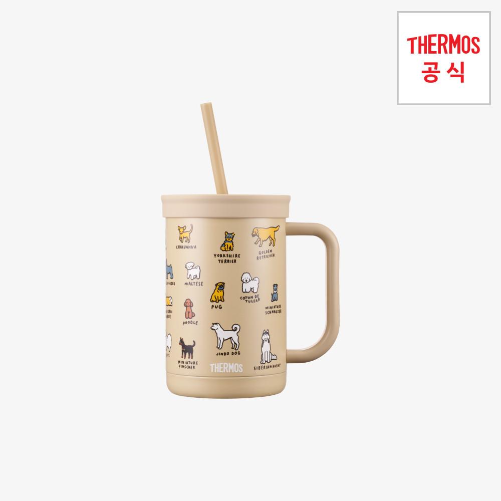 [써모스X제로퍼제로] 더 콤팩트 스트로 컵앤텀블러 600ml