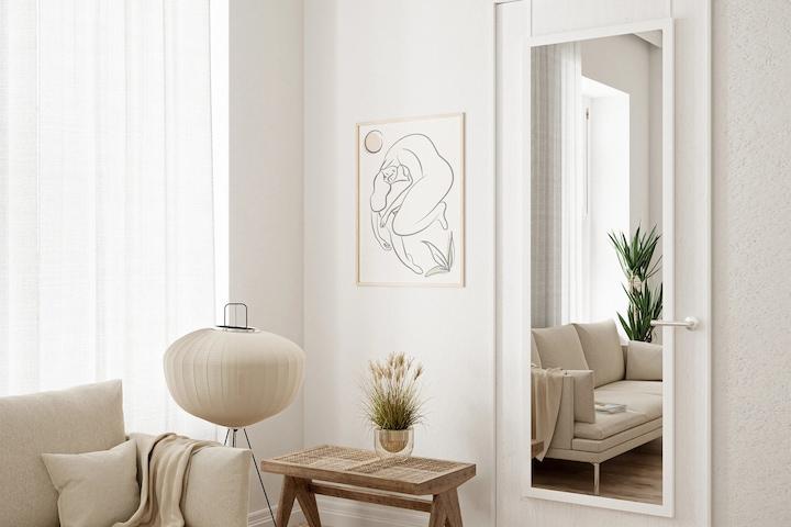 문걸이 거울 전신거울 홈트거울 2size