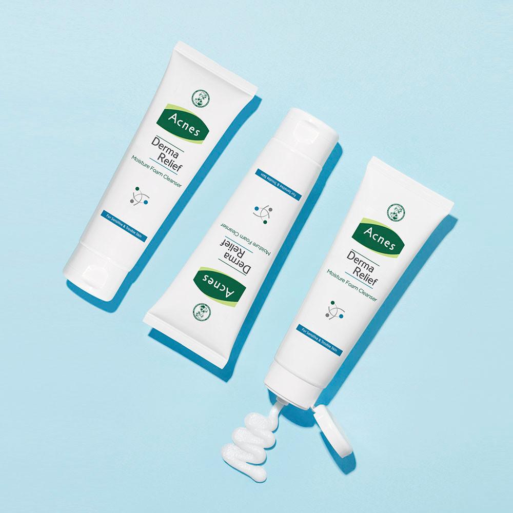 아크네스 더마 릴리프 모이스처 폼클렌저 125ml 3개