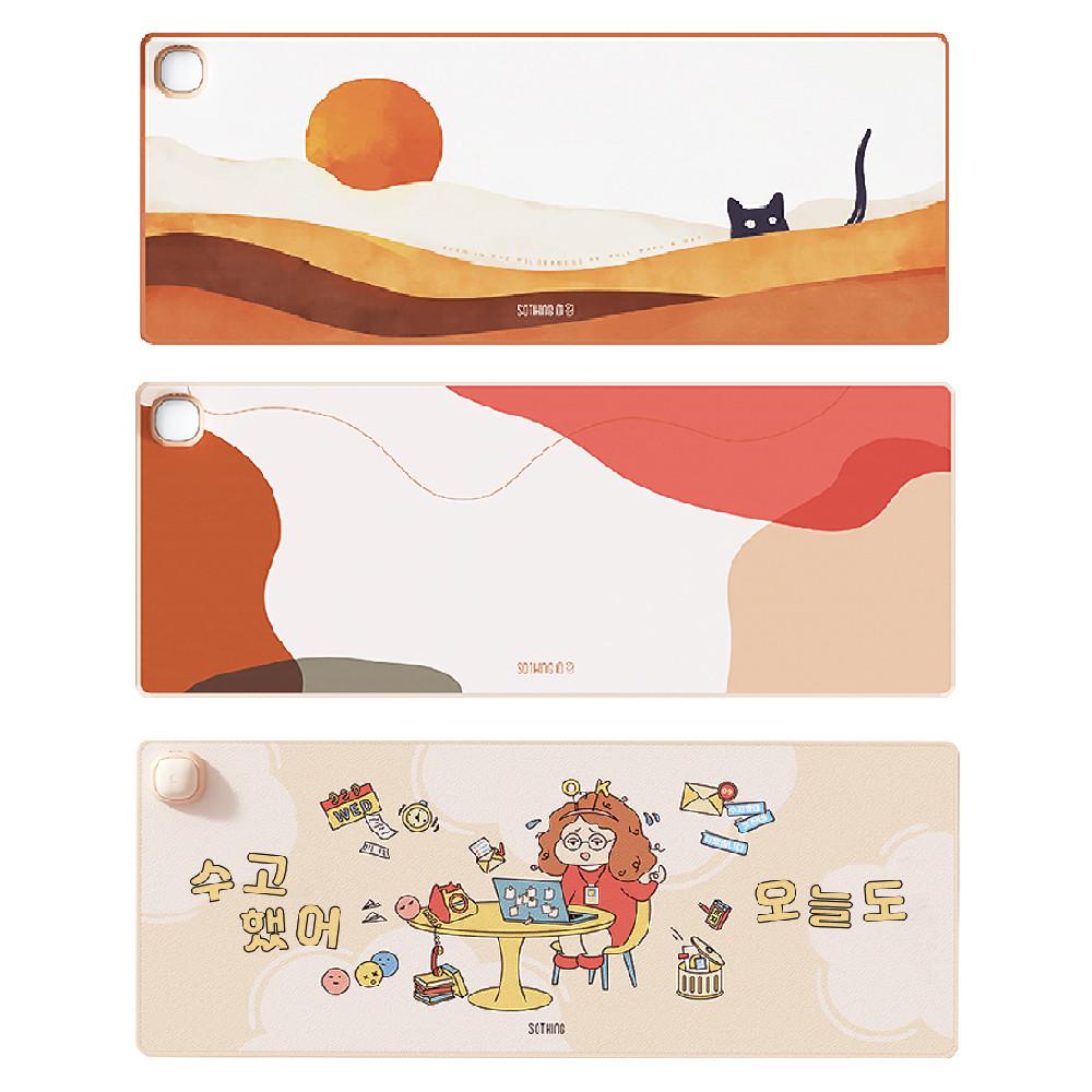 소싱 온열데스크매트 마우스장패드 WARM MOUSEPAD