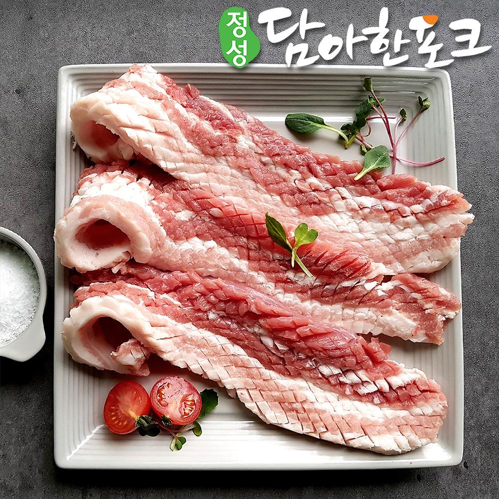 담아한포크 한돈 벌집삼겹살세트 1kg(벌집삼겹살500gx2)