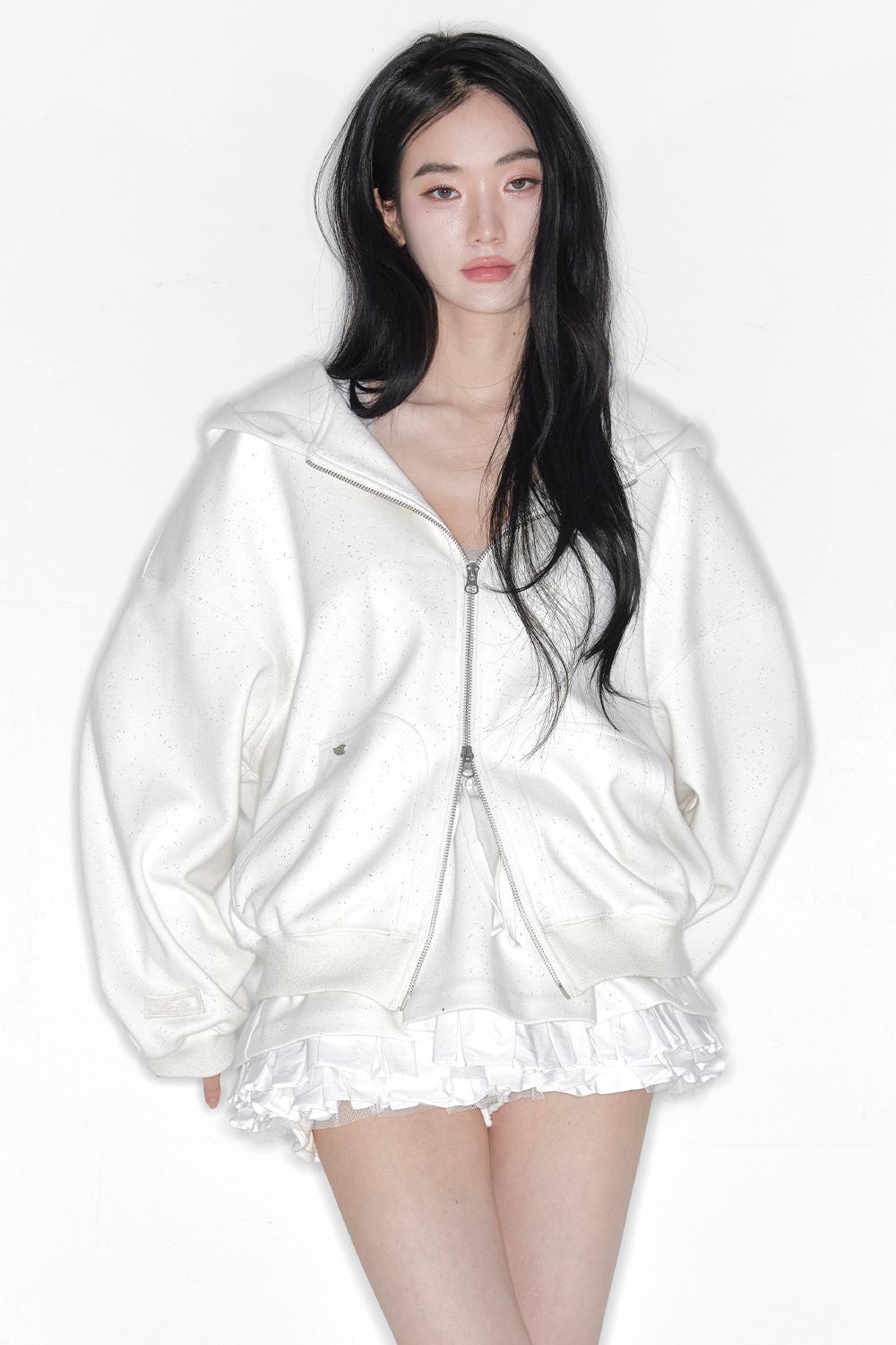 [PRE-ORDER][3월 4주차 순차배송] [Exclusive]TWINKLE ANGEL ZIP-UP HOODIE_TT6S002IV