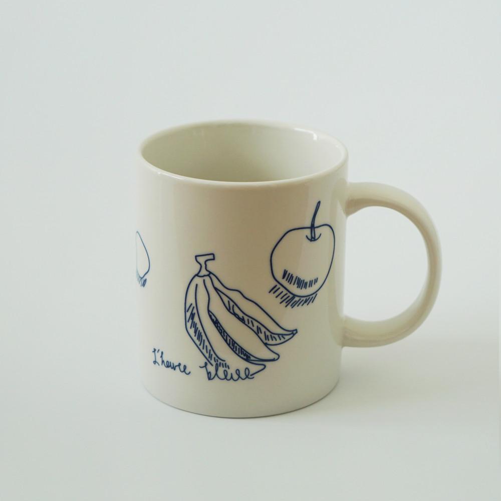 fruits drawing mug - 후르츠 드로잉 머그