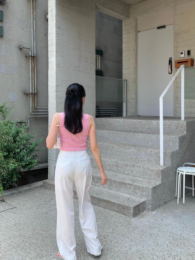 [르아브르 MADE] [당일발송] 아우어 투핀턱 슬랙스, 여자 여름슬랙스