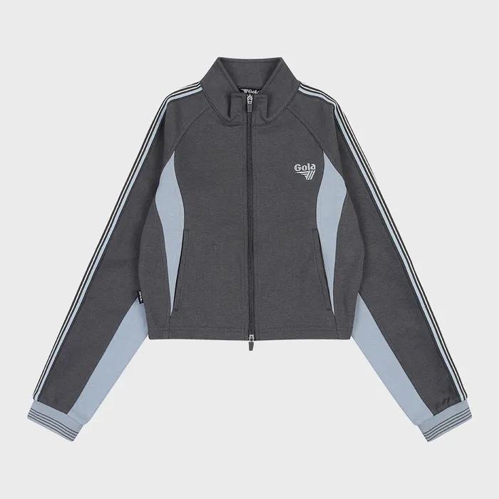 W ATHLETIC TRACK ZIP-UP [CHARCOAL]
