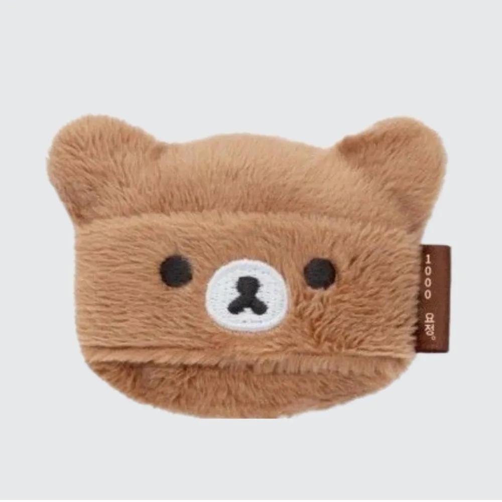 밀퓌 리락쿠마 캐릭터 미니 손가락 퍼프 3개 세트