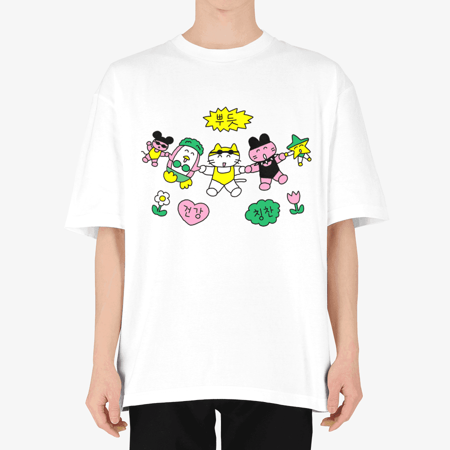 다운타운믹스주쓰 뿌듯 티셔츠 ㅣ 마플샵