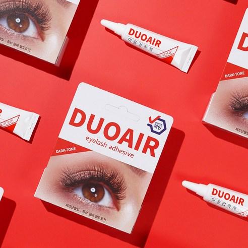 듀오에어 속눈썹풀 속눈썹접착제 글루 7ml DUOAIR, 다크톤(검정풀), 1개 - 속눈썹관리 소품 | 쿠팡
