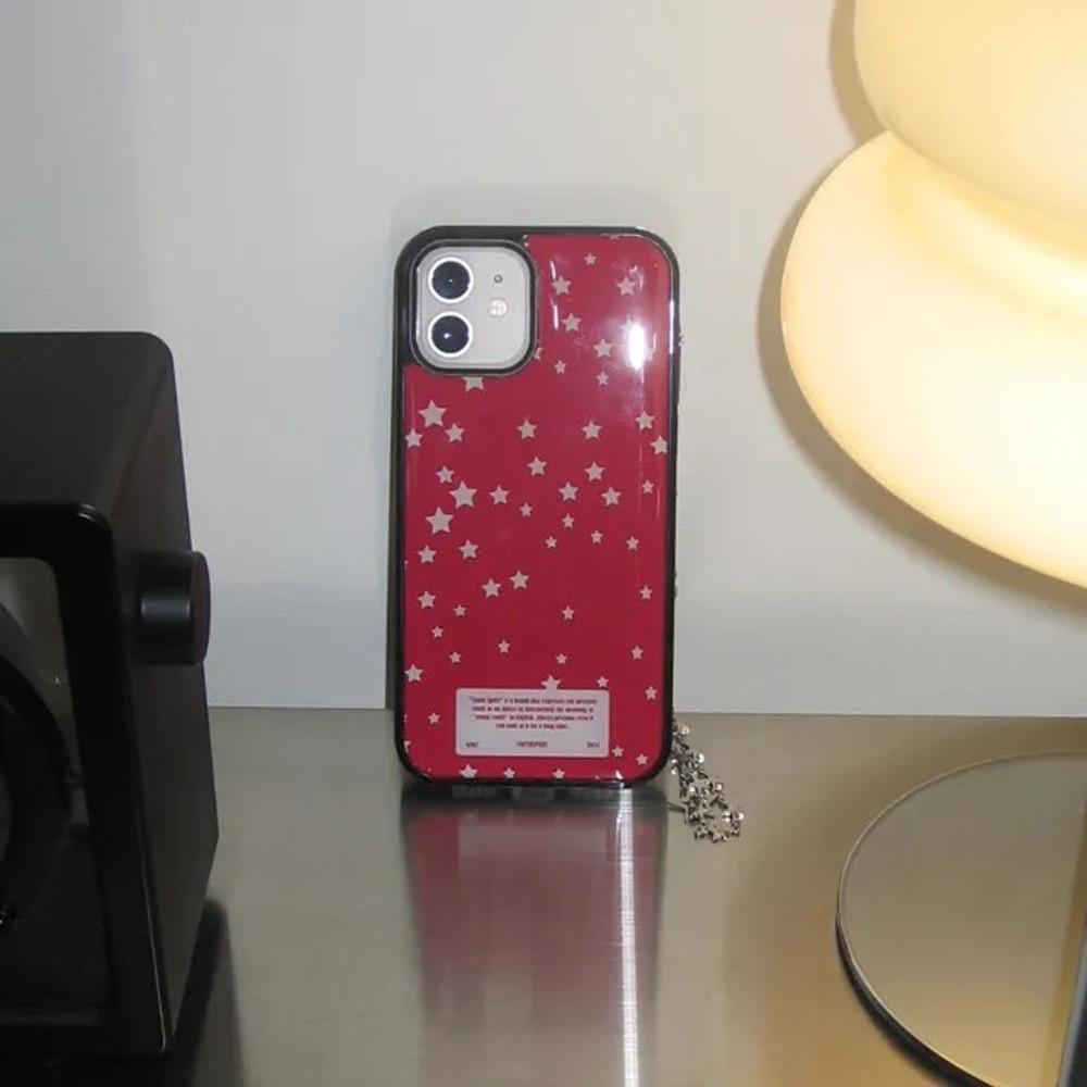 [ 아이폰16 맥세이프 추가] 락스타 체리 핑크 에폭시케이스 범퍼