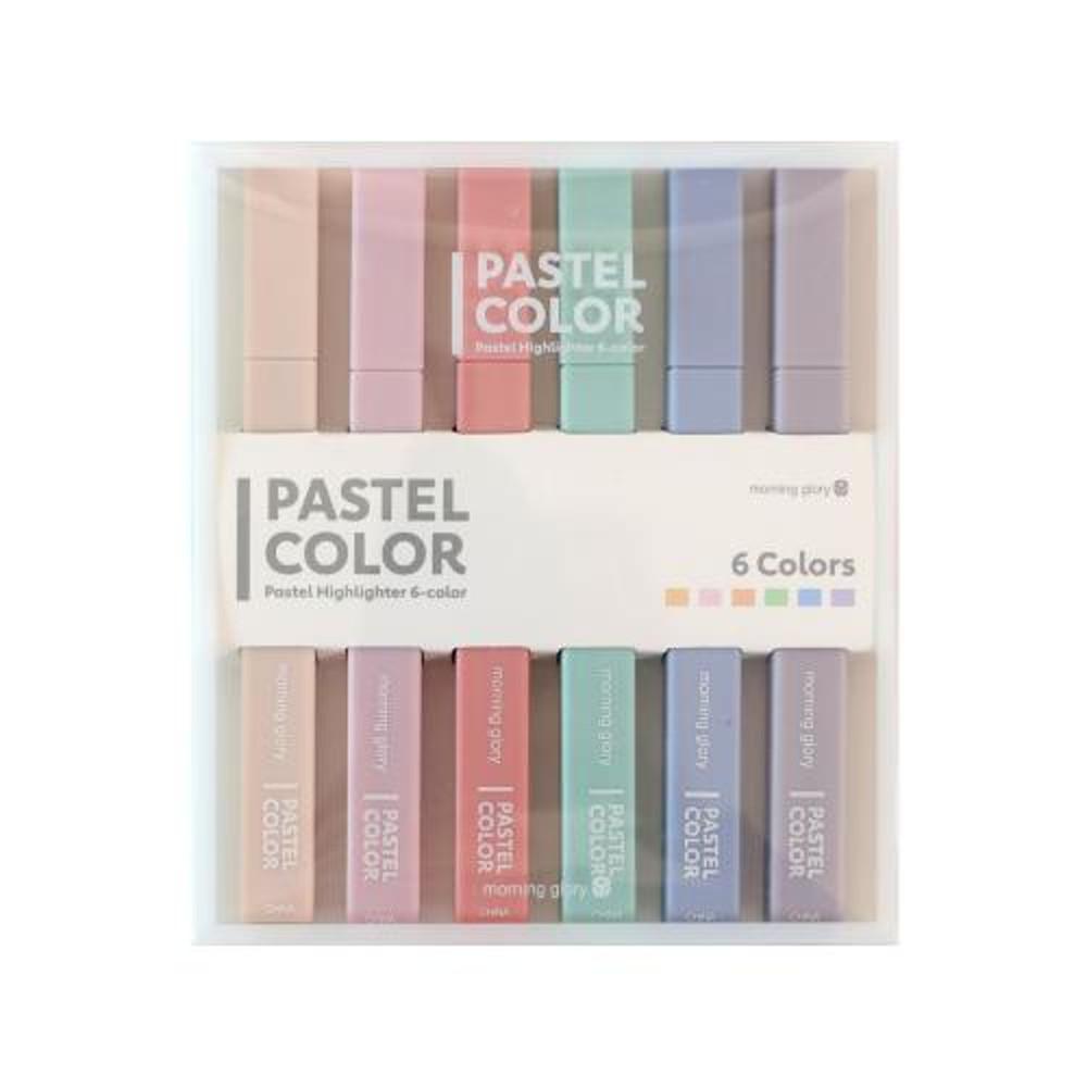 모닝글로리 5000 파스텔 형광펜 6색 세트