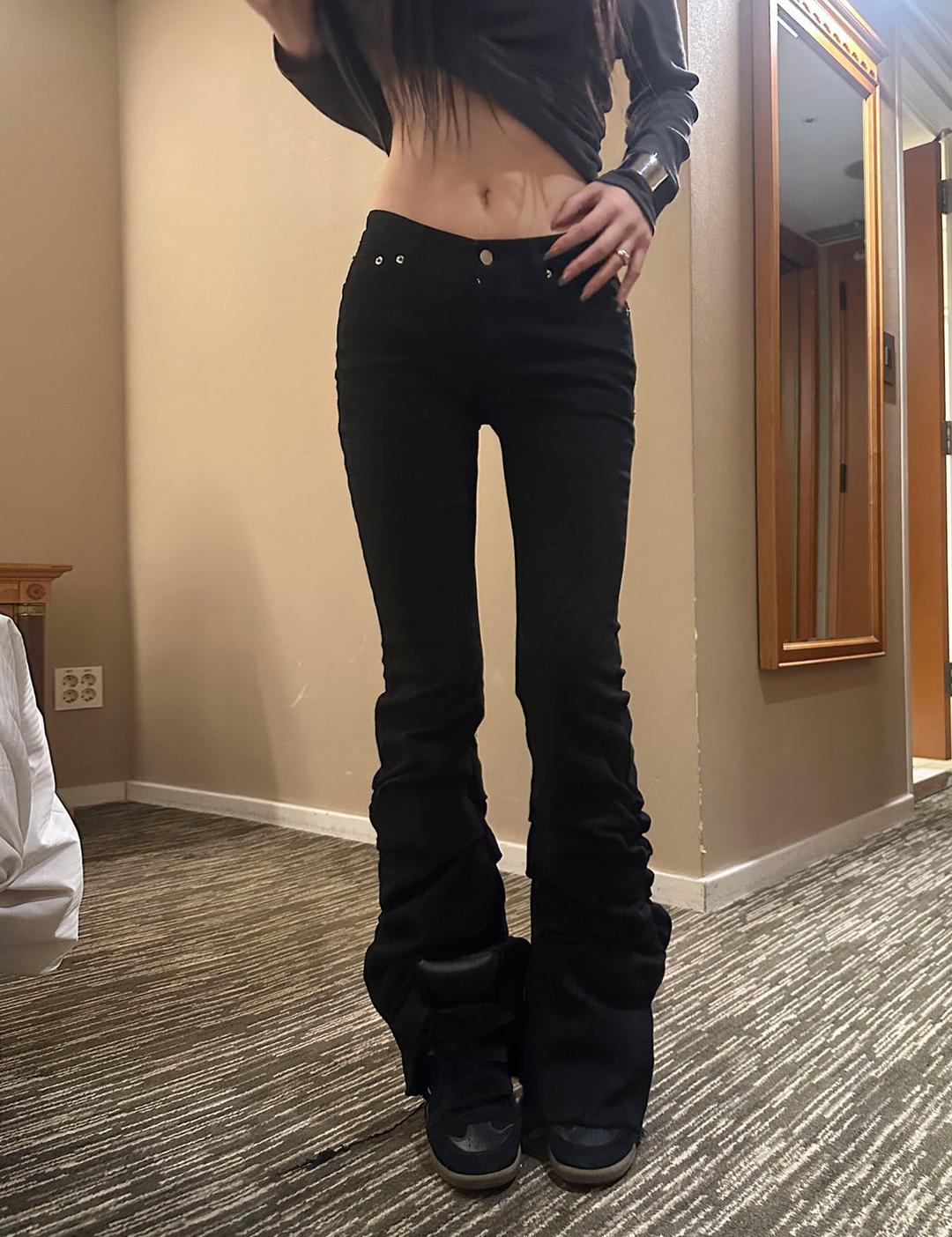 이너뮤트 (안감기모) vintage shirring boots-cut (3color)