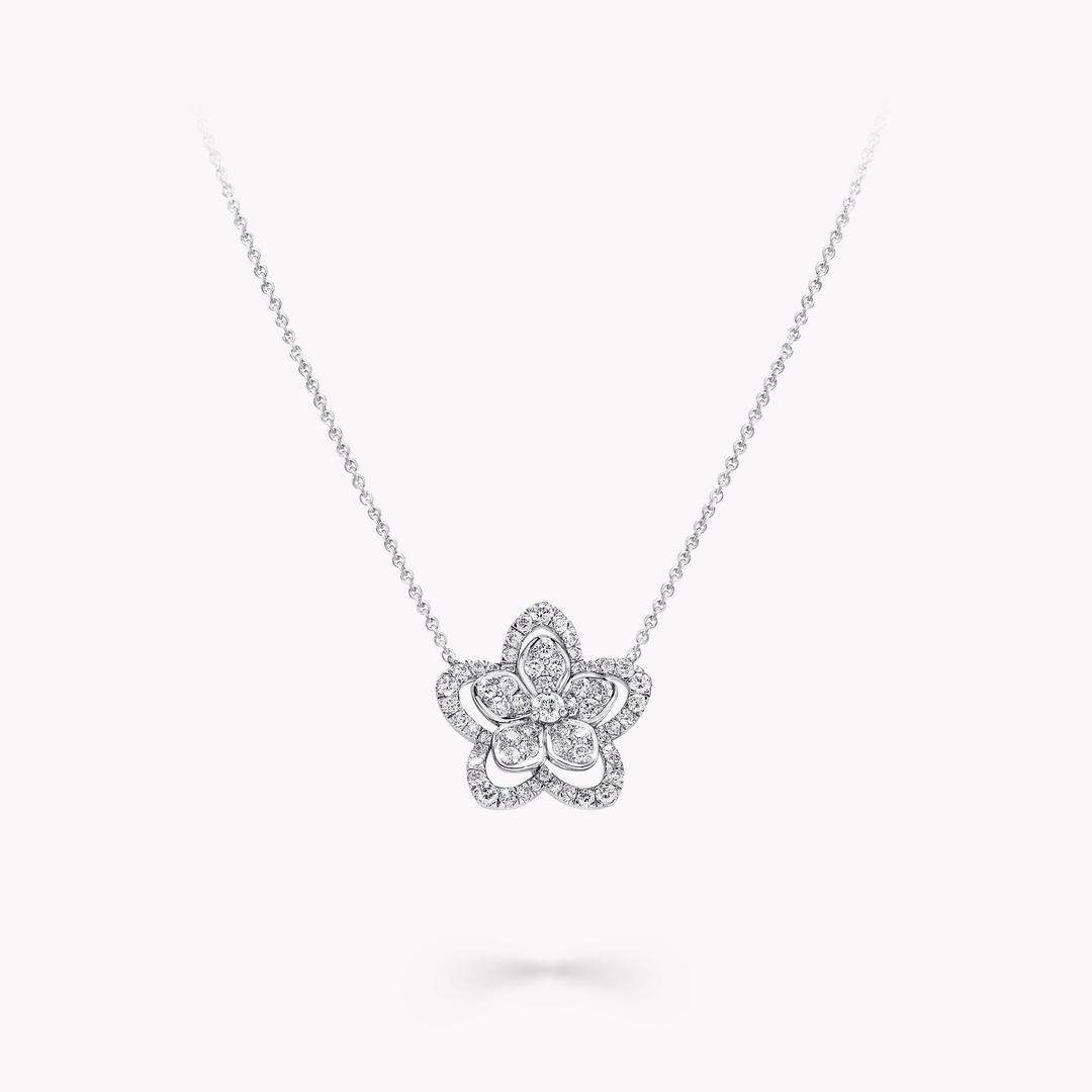 와일드 플라워 다이아몬드 펜던트