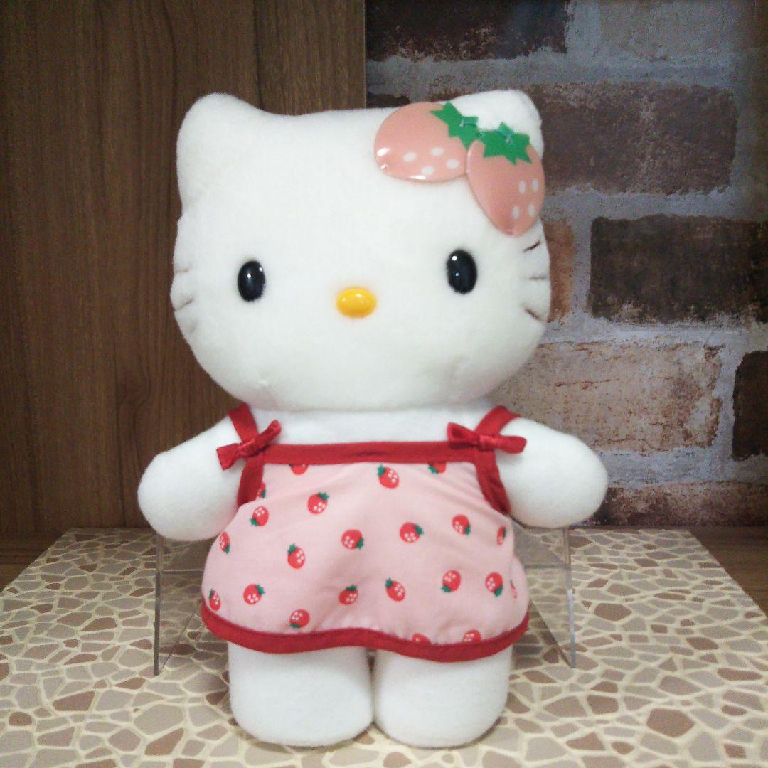 ハローキティ ぬいぐるみ イチゴ キャミソール 2002年