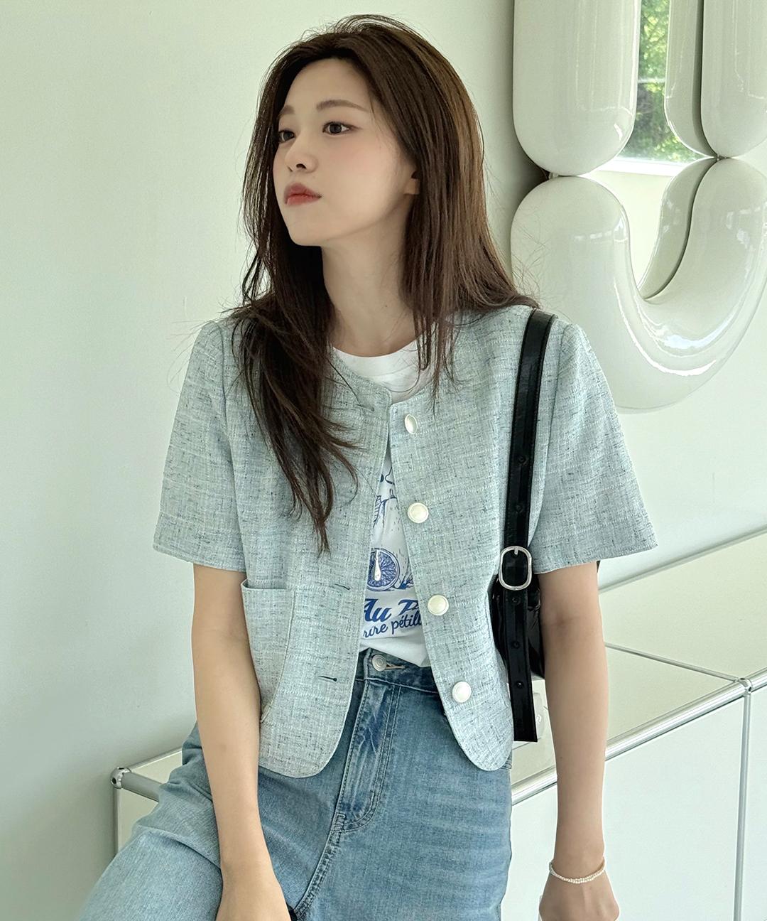 미쏘 [도영도영PICK/직잭단독🎀]그래픽 반팔 티셔츠_MIWHWF611G