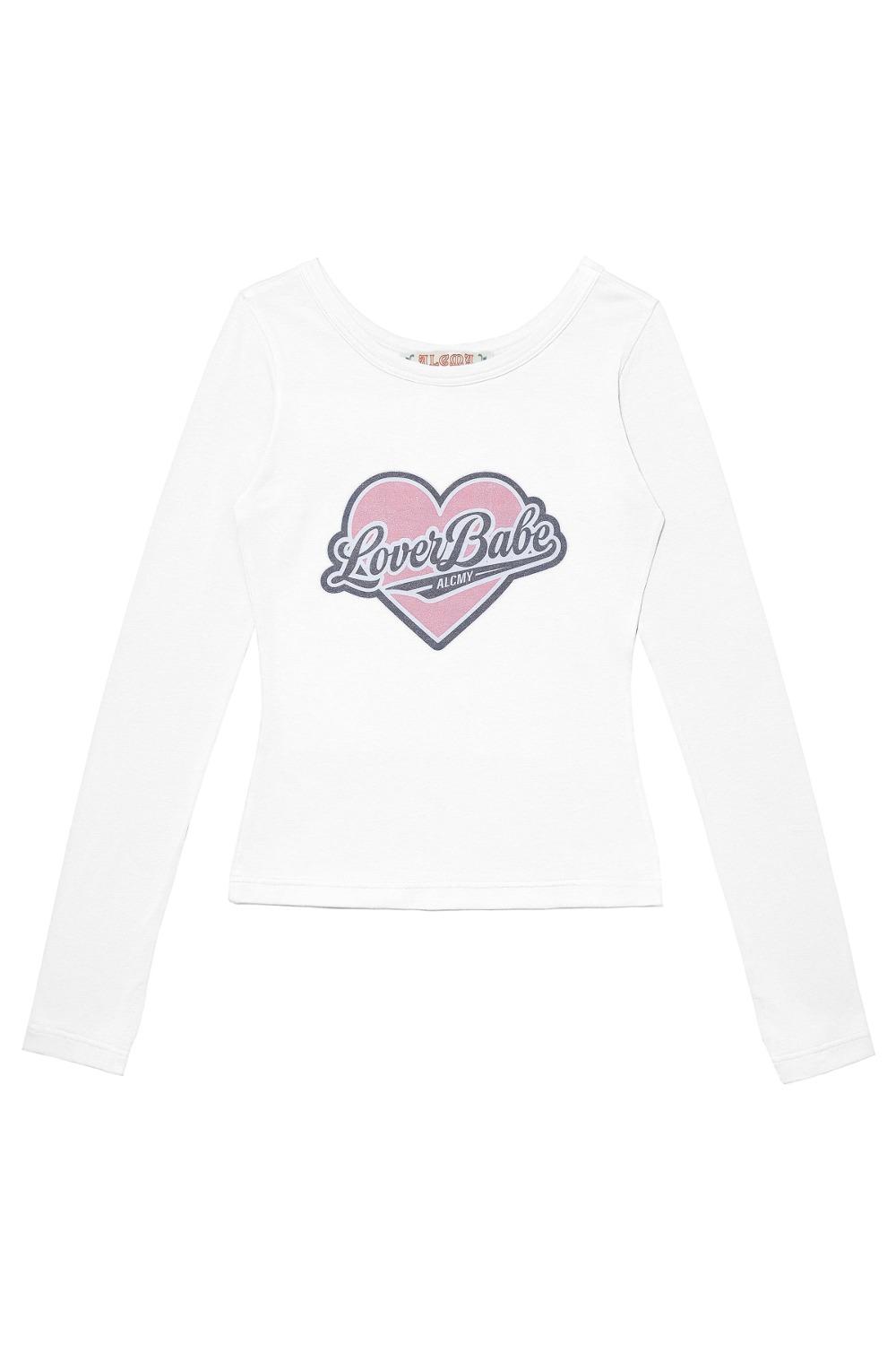 Lover Babe Sheer Slim T_WHITE