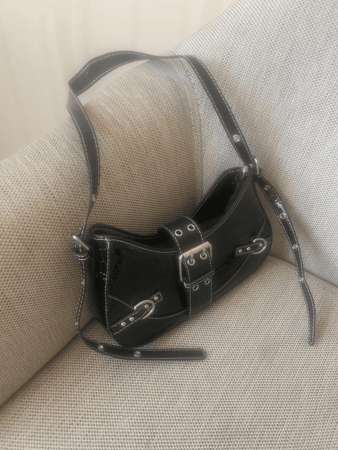 Taction Buckle Mini Shoulder Bag