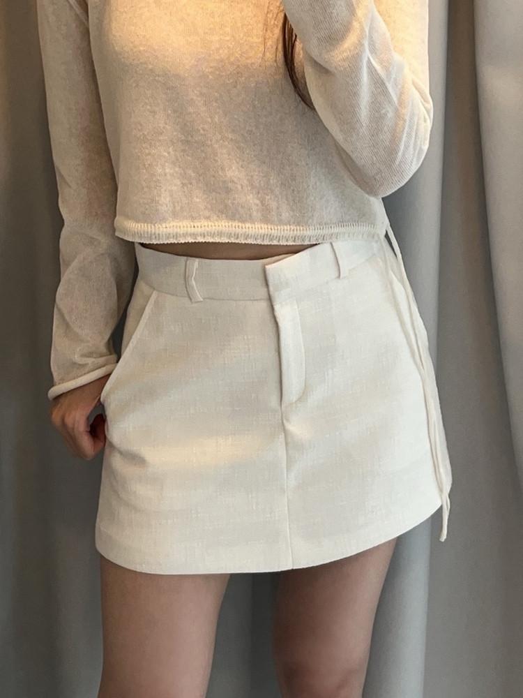 riette 리에뜨 썸머 트위드 팬츠 치마 반바지 큐롯팬츠 (2col)