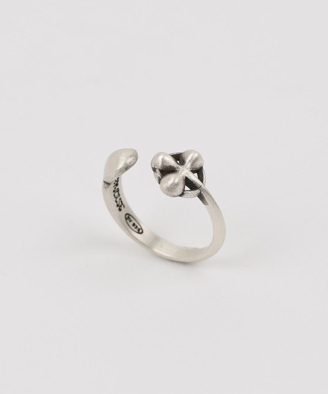 Clover sweep ring (925 silver)