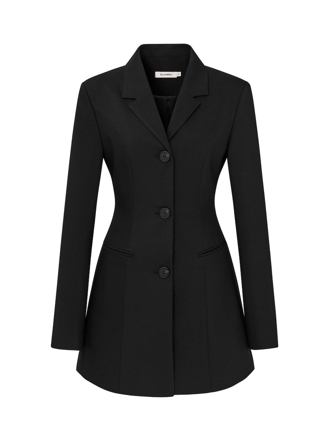 EASY JACKET DRESS (BLACK)