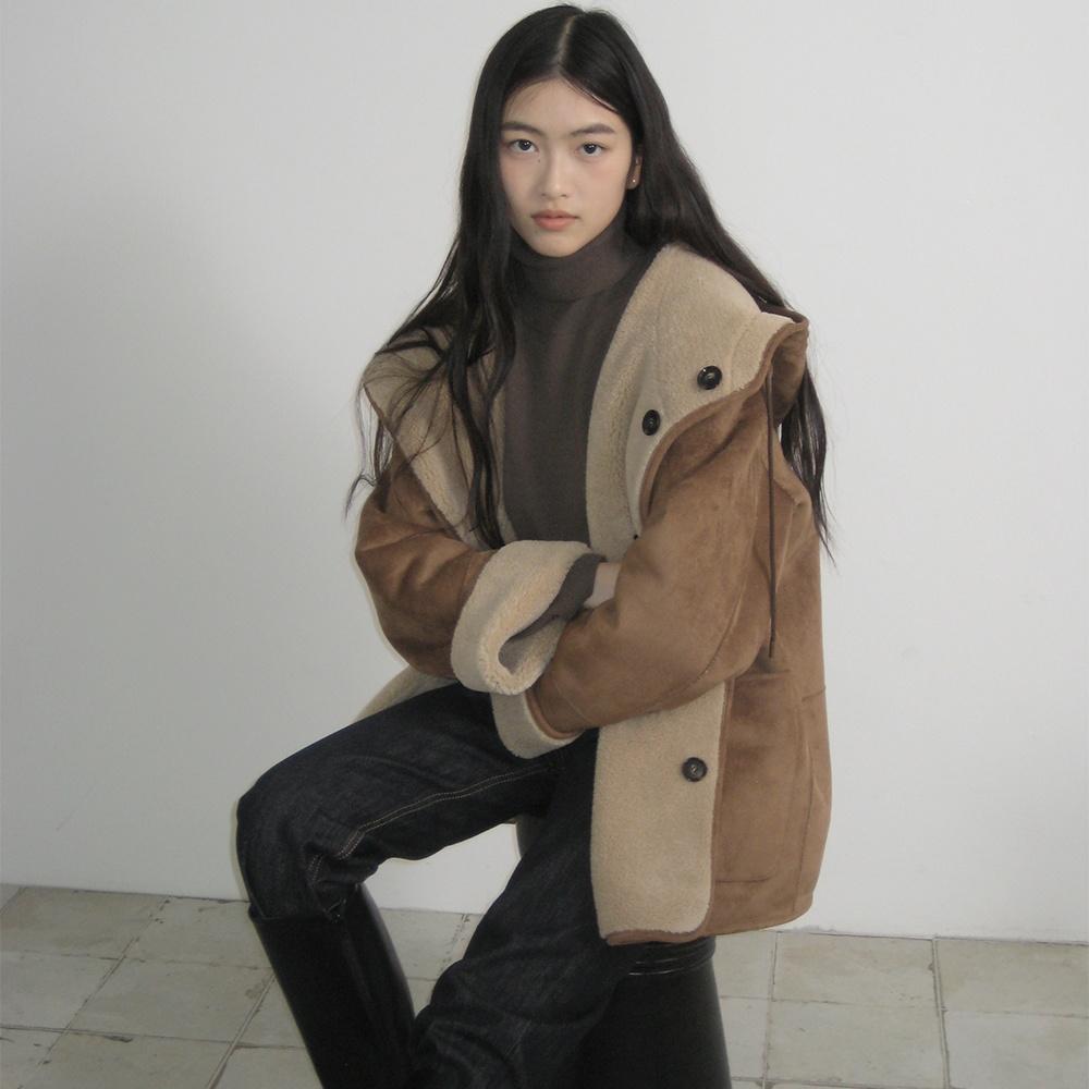 [29CM 단독][3차 1/18예약배송]_Hood Searing Reversible Mustang Brown