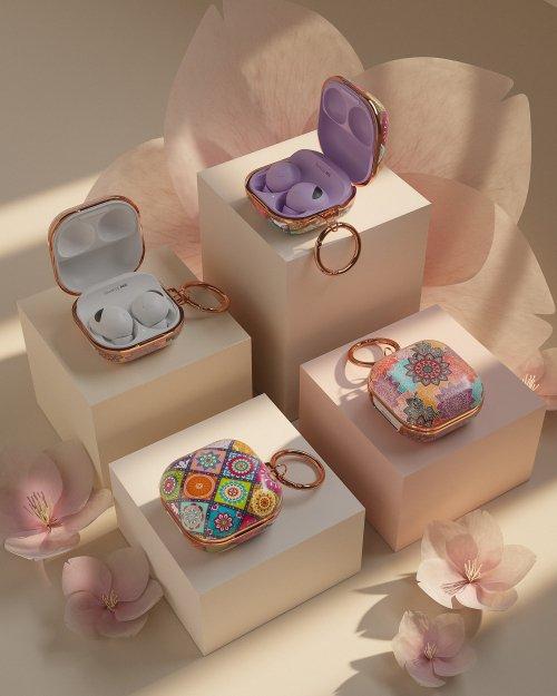 플래나 갤럭시 버즈2 프로 버즈 라이브 아라베스크 케이스