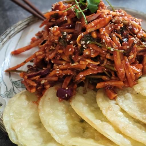 3인셋트🦑반고개무침회와 납작만두🦑 초간단 밀키트