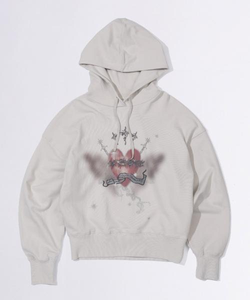 Hedonism Tencel Hoodie Dirty White