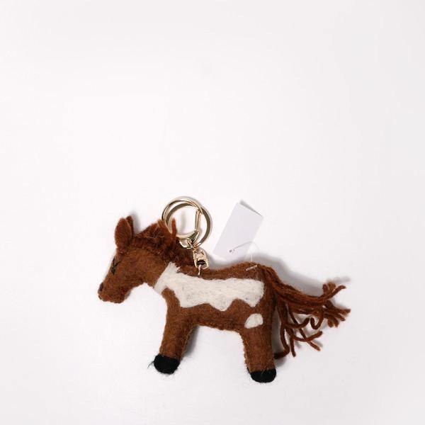 '카우보이 말' Wool Keyring