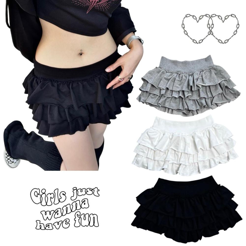 Claire cancan training mini skirt pants (3color)