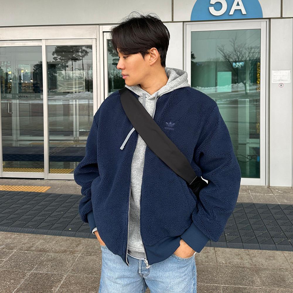 아디다스 오리지널 리버시블 양털 후리스 자켓