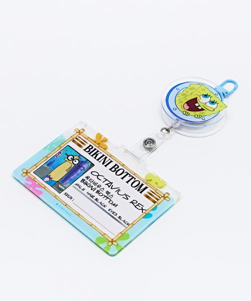스폰지밥 비키니시티 주민증 포토카드(9P)&홀더키링 세트