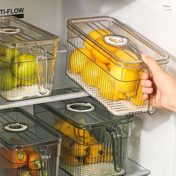 보관날짜 표시 냉장고 식품 보관 커버트레이 F80 중형