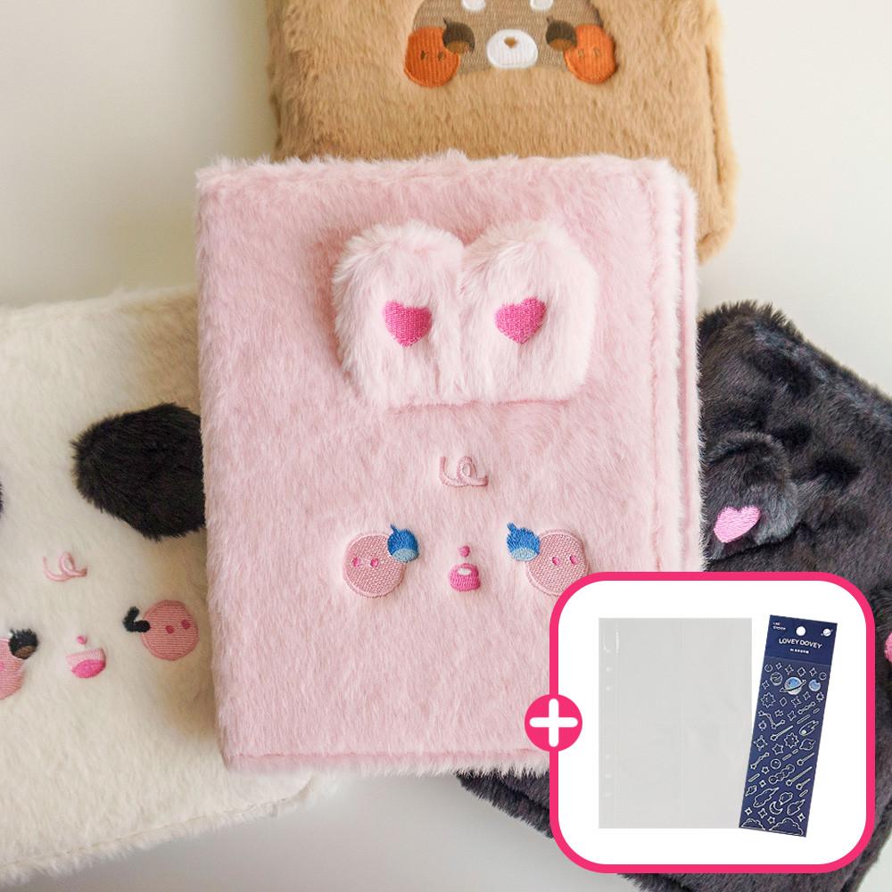 털바인더 포카바인더 콜북 포토카드 보관함 홀더북 6공 A5 앨범 핑크래빗